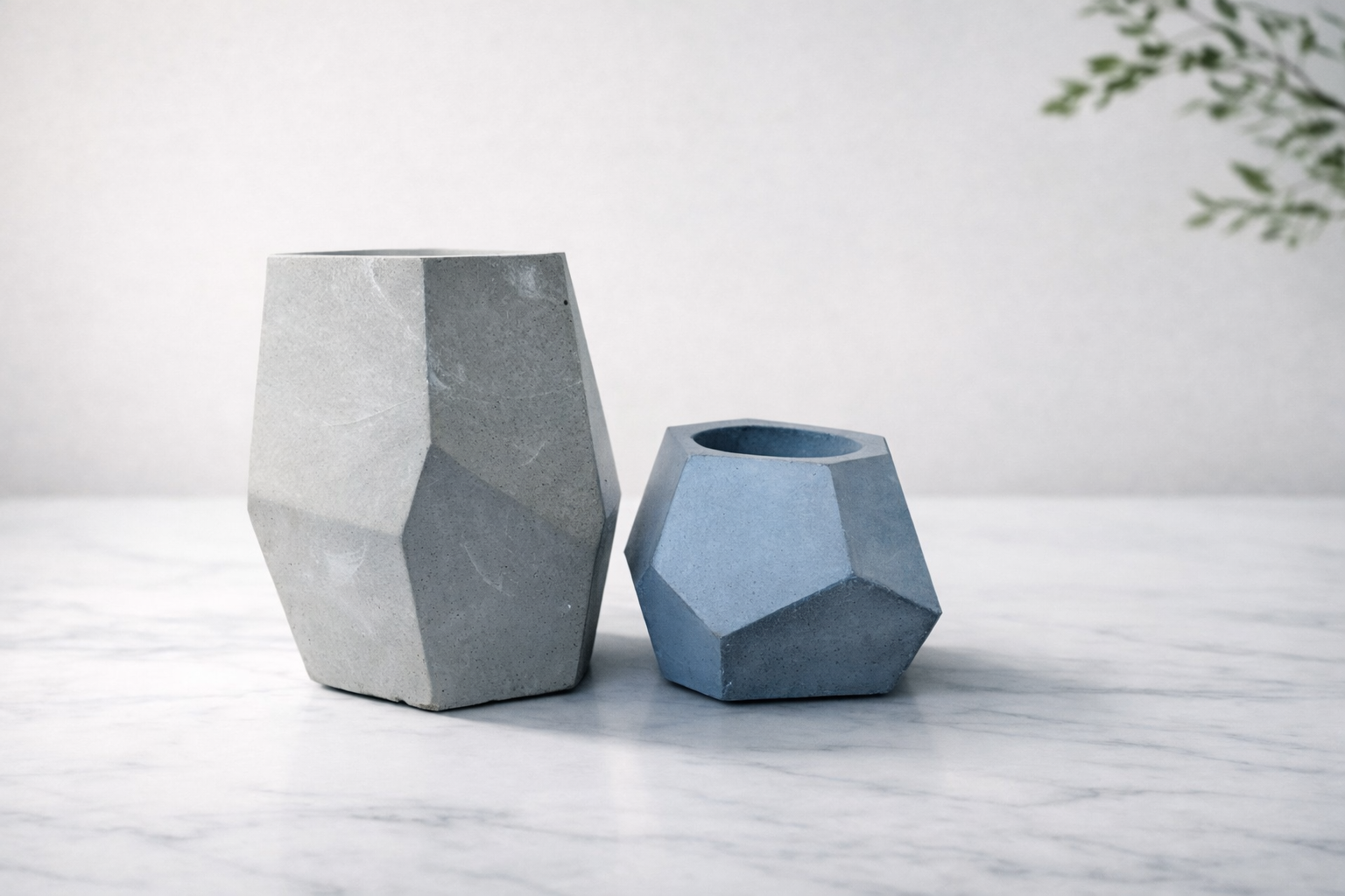 VELAS EN CUENCOS DE CONCRETO