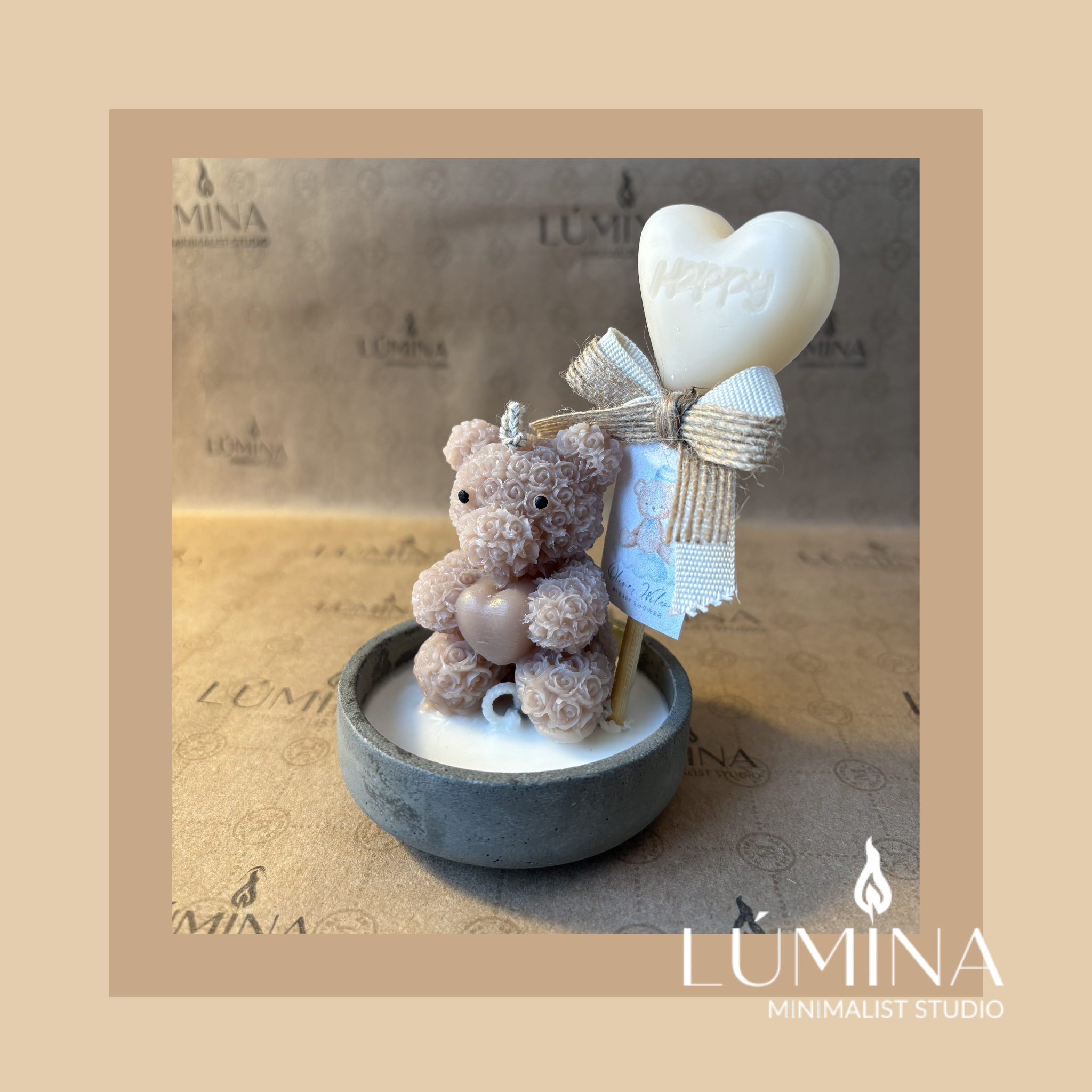 ROSE BLOOM BEAR LUXE SET