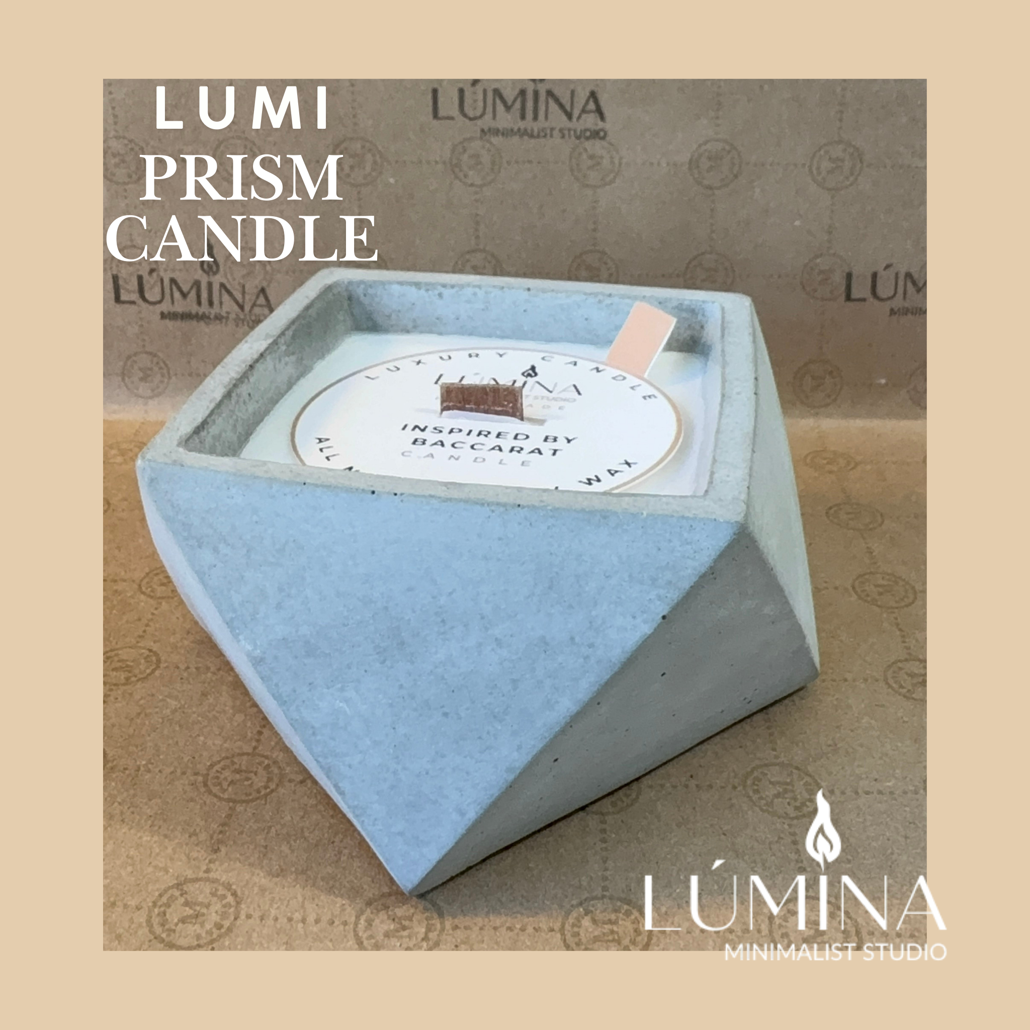 LUMI PRISM CANDLE 